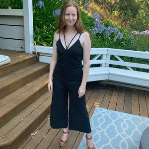 NWT Classic vintage style black jumpsuit